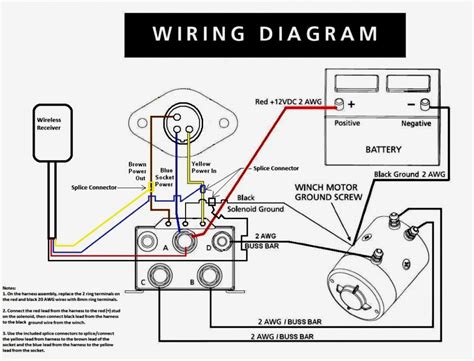 warn winch wiring diagram installation 
